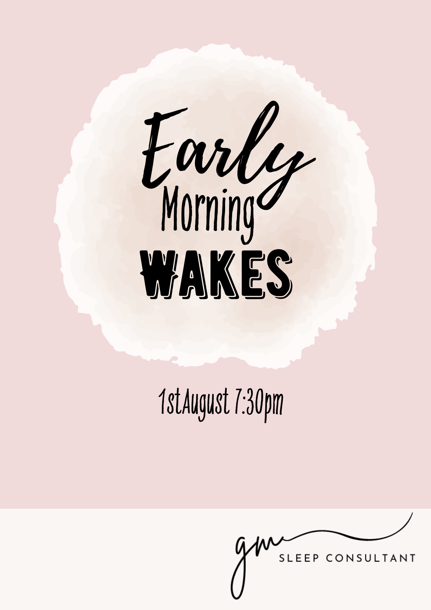 Early Morning Wakes Webinar